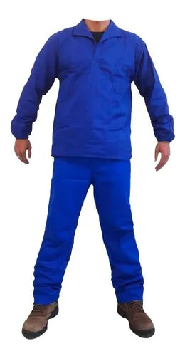 Kit 2 Uniforme Profissional Brim Calça E Camisa Trabalho